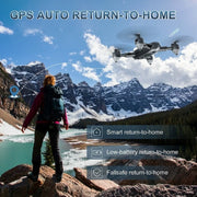 Unbranded JY01 Foldable GPS Drone With 4K Camera, Black