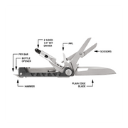 Gerber 31-003566 Armbar Drive 8-in-1 Pocket Knife EDC Multitool with Screwdriver, 2.5