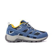 Merrell Kids Moab KDZ Hiking Shoes, Water Resistant, Blue/Grey, Big Kid 3 M, MF25BB1