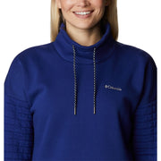 Columbia Sunday Summit Oversized Funnel Long-Sleeve Pullover for Ladies - Dark Sapphire - S