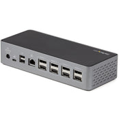StarTech DK31C4DPPD USB-C Dock, 4K 60Hz Quad Monitor DisplayPort & HDMI, Universal USB C Docking Station, 100W Power Delivery, USB Hub 1C/3A, GbE