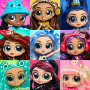 Just Play Disney Doorables Adoorbs Dolls Series 2, 5.5-Inch Poseable Collectible Dolls with Accessories, Multi-Character Set