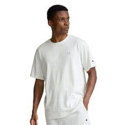 Champion Men's Classic Short Sleeve T-Shirt, Standard Fit, 100% Ring-Spun Cotton, Ribbed Crew Neck, White, CPM253TS41_R340