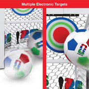 Primetime Sports FIFA World Cup 2026 Arcade Soccer Roundabout Soccer Goal Set with Electronic Scoring, Size 3 Ball and Pump