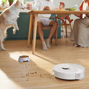Roborock Q80Max Robotic Vacuum Mop With Smart Navigation, White