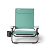 YETI Hondo Reclining Beach Chair, Breathable UV-Resistant FlexGrid Fabric, Supports 350 lb, Seafoam, 26010000363
