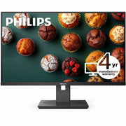Philips 32B1U3900 32 Inch 4K UHD LED Monitor, Vertical Alignment VA Panel, USB-C 90W, HDMI x2, DisplayPort, RJ45, Textured Black
