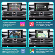 Road Top Wireless Carplay Android Auto Retrofit Multimedia Kit for Audi A6 A7 MMI 3G Radio 2012-2016