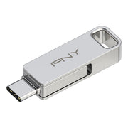 PNY P-FDI128DULINKTYCWM-GE 128GB DUO LINK USB 3.2 Type-C Dual Flash Drive