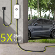 Besenergy Level 2 Electric Vehicle Charger, 40A 240V, NEMA 14-50 Plug, 25FT Cable, Portable Car Charger for SAE J1772 Cars SQP039-40A