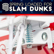 Franklin Sports Over The Door Mini Basketball Hoop, Slam Dunk Approved Steel Rim, Shatterproof Backboard, Includes Ball and Pump, Indoor Basketball Set for Kids and Adults, 54271X