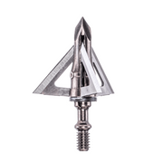 Muzzy 292-3W Trocar XB 3-Blade Crossbow Broadhead, 100 Grain, 3 Pack, Steel Blades