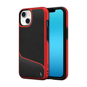 ZIZO DVS-IPH14-BKRD DIVISION Series for iPhone 14 (6.1) Case - Sleek Modern Protection - Black & Red