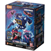 Blokees Transformers Action Edition 03 Soundwave Action Figure, 8-Inch, Multicolor, Magnetic-Activated Lights and Sounds, 58 Movable Points, Tool-Free Assembly, 71172