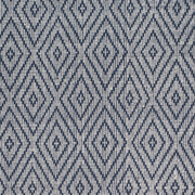 Safavieh Montauk Kimberlyn Geometric Diamond Cotton Area Rug, Turquoise Ivory, 3 ft x 5 ft, Handmade, Low Pile, MTK811H-3