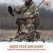 Rig Em Right Refuge Runner Hunting Backpack with Deluxe Padded Backrest, Multiple Compartments, Adjustable Cinch Straps, Optifade Timber Camo, 027-T