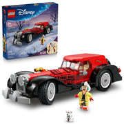 LEGO Disney Cruella De Vil's Car Building Toy, 378-Piece Set, Multicolor, Ages 9+, 43277