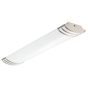 Lithonia Lighting FMLFUTL 48 840 BN 4000K LED Linear Flush Mount, 4', Brushed Nickel