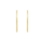 Brilliance Fine Jewelry 14K Yellow Gold Round Hoop Earrings