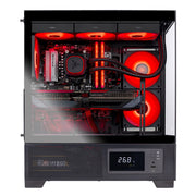 Skytech Gaming Azure 3 Plus Desktop PC, AMD Ryzen 7 9800X3D, AMD Radeon RX 9070 XT 16GB, 32GB DDR5 RAM, 1TB Gen4 NVMe SSD, 360mm ARGB Liquid Cooling, Black Tempered Glass