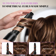 SKIMI Ionic Hair Dryer, 1600W High-Speed Brushless Motor, Advanced Ionic Technology, Gold, Compact with Diffuser and Concentrator