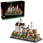 LEGO Architecture Neuschwanstein Castle Building Set, 3,455 Pieces, Customizable Seasonal Display, Collectible Bavarian Castle Kit for Adults, 21063