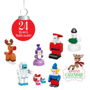 Brickcraft 72283RUD Rudolph Advent Calendar, 294-Piece Countdown Christmas Building Set with 24 Daily Surprise Mini Builds, Holiday Collectible for Kids Ages 8+