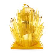 CultureFly Astro Bot Golden Captain Astro Collectible Vinyl Figure, 7-Inch, Multicolor, Includes PlayStation-Themed Display Stand