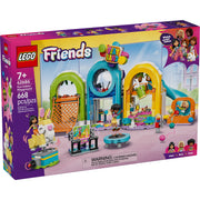LEGO Friends Fun Indoor Playground Building Toy with 668 Pieces, Minidolls Liann Nova Sonia, Multicolor, 6581033