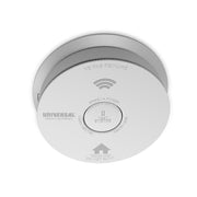 Universal Security Instruments Smoke and Carbon Monoxide Alarm with Sensing Plus Multi-Criteria Detection, Voice Alerts, 85dB Loud Alarm, Battery Powered, USI/SMCO/REP