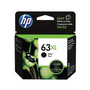 HP 63XL High Yield Black Original Ink Cartridge, High Capacity, Smart Low-Ink Alerts, Fraud Protection, Compatible with DeskJet ENVY OfficeJet, F6U64AA