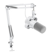FIFINE K688 Dynamic Podcast Microphone Kit with Boom Arm Stand, XLR USB-C Connectivity, Mute Button, Headphone Jack for Recording and Gaming