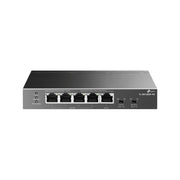TP-Link TL-SG1005P-PD 5-Port Gigabit Network Switch with 1 PoE++ Input, 4 PoE+ Outputs, Extended Range, QoS, Metal Case