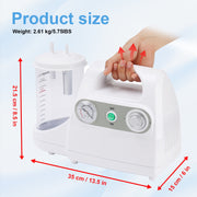 GHORTHOUD Electric Suction Machine, Corded Negative Pressure Device for Home Use - Corded Electric