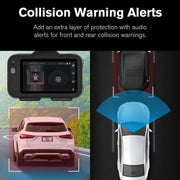 Yada BT533642-6/2 Roadcam AI Plus, Front and Rear 1080P, 4K Dash Camera with Advanced Ai Driver Assistance