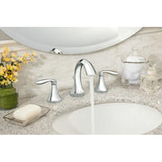 MOEN T6420 Eva 8 in. Widespread 2-Handle High-Arc Bathroom Faucet Trim Kit in Chrome