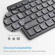 Anker Ultra-Slim Keyboard Black, Cross-Compatible