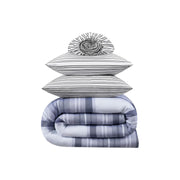 Serta Scott Complete Bedding Set With Sheets - BLUE ONE SIZE