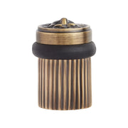 Signature Hardware Fauna 2 Inch Floor Mounted Peg Door Stop, Antique Brass, 955165