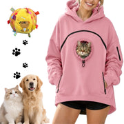 GFTNK Dog Carrier Hoodie for Small Dogs, Soft Breathable Cotton Blend, Unisex Relaxed Fit, Multiple Colors