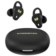 Monster N-Lite 210 Wireless Earbuds, Bluetooth 5.4, 13mm Driver, 32H Playtime, Type-C Charging, IPX5 Waterproof, Black, MH22229