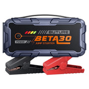 BUTURE 6000A Car Jump Starter, 26800mAh Battery Booster, 18W Fast Charge Power Bank, 800LM LED Flashlight, Black