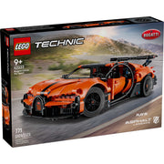 LEGO Technic Bugatti Chiron Pur Sport Hypercar Building Toy, 771 Pieces, Realistic Steering, W16 Engine, Orange and Black, 6588566