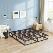 Bedsnus 5 Inch Queen Heavy Duty Metal Box Spring Mattress Foundation with Fabric Cover, Foldable, Easy Assembly, BSBS2504-5