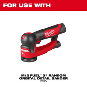 MILWAUKEE 48-80-6406 3 in. Assorted 80-Grit, 120-Grit, 180-Grit Mesh Sanding Discs for M12 FUEL 3 in. Random Orbital Sander (39-Piece)