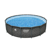 Coleman 90491E Power Steel 16 ft. x 42 in. Round Above Ground Pool Set