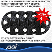 Coast To Coast IWC43118BLK 5 Spoke Gloss Painted 18