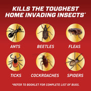 Ortho Home Defense Insecticide Spray with Comfort Wand, Broad Spectrum Indoor and Perimeter Protection, 1 Gal