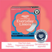 equate 10007382 Liners, Unscented, Regular, 129 Count