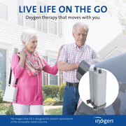 Inogen One G4 Replacement Column Pair, Oxygen Concentrator Accessory, Durable Metal, Grey, RP-406